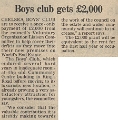 19811225 GRANT TO BOYS CLUB CN